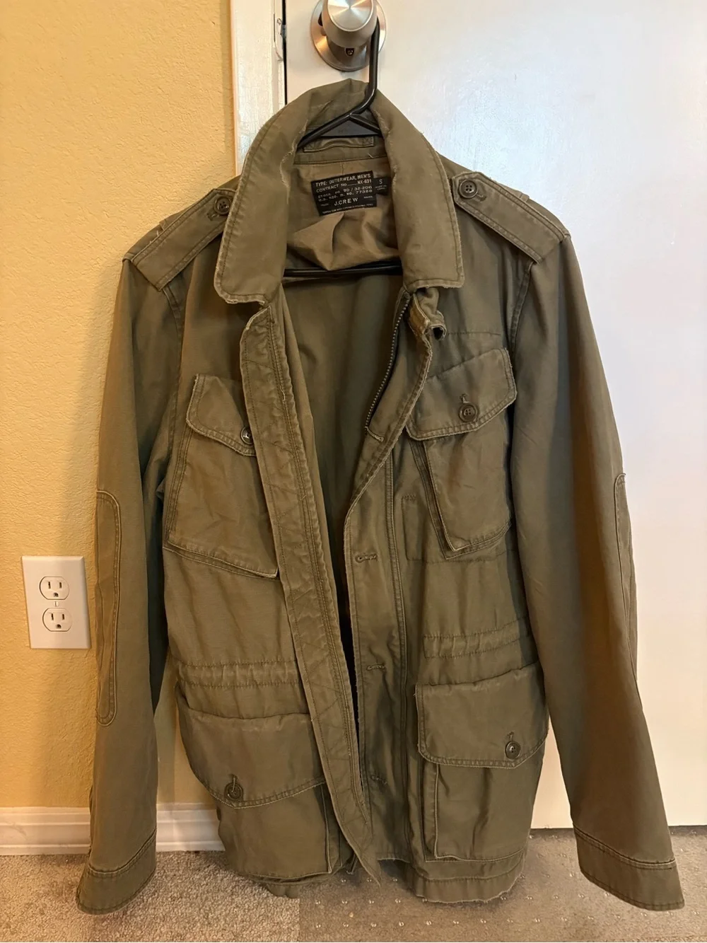 J. Crew Tan Military Field Jacket